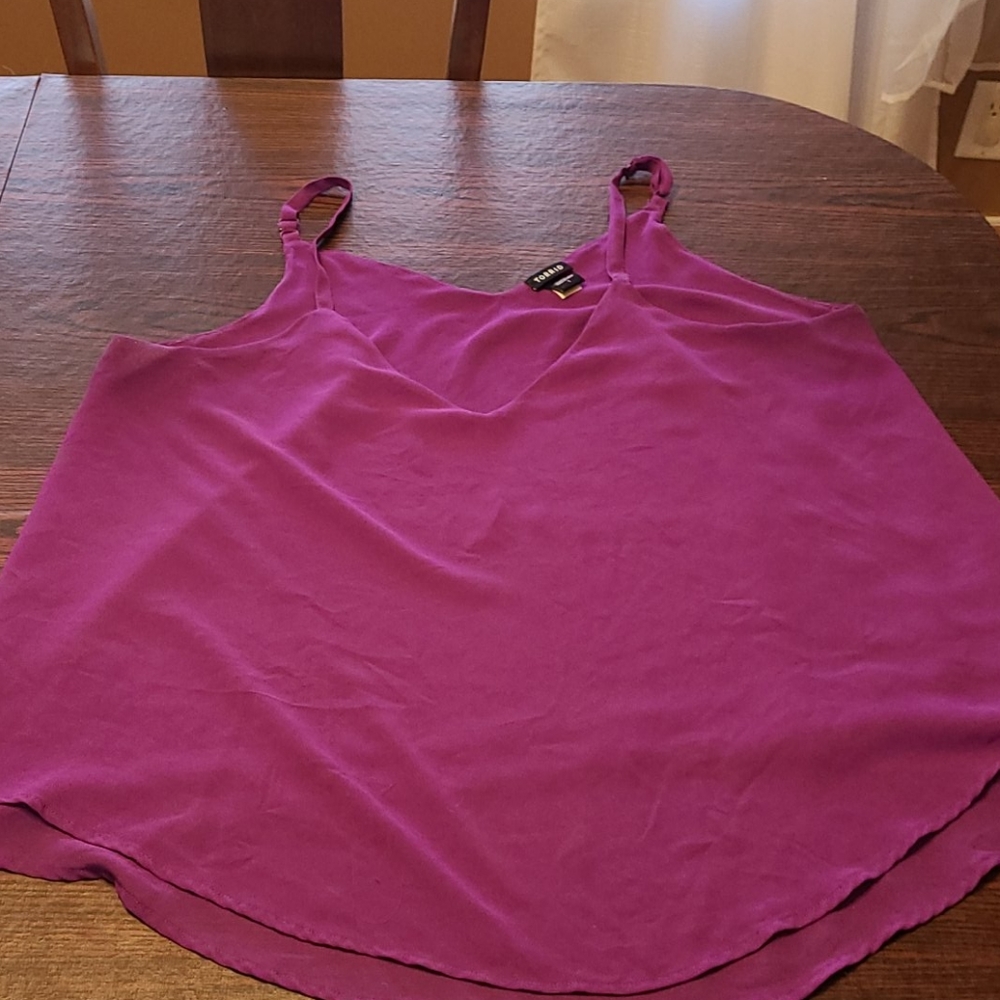 1XL torrid purple tank